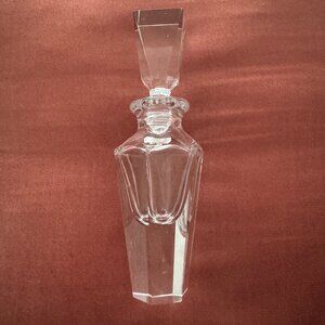 Heavy Crystal Vintage Perfume Bottle with Stopper